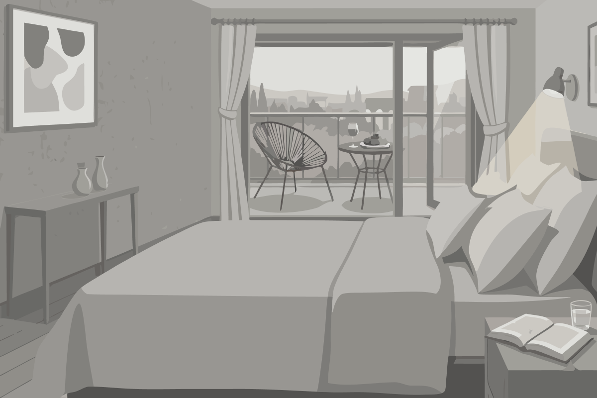 King Suite with King Bed Queen Bed and Sofa bed - Non Smoking